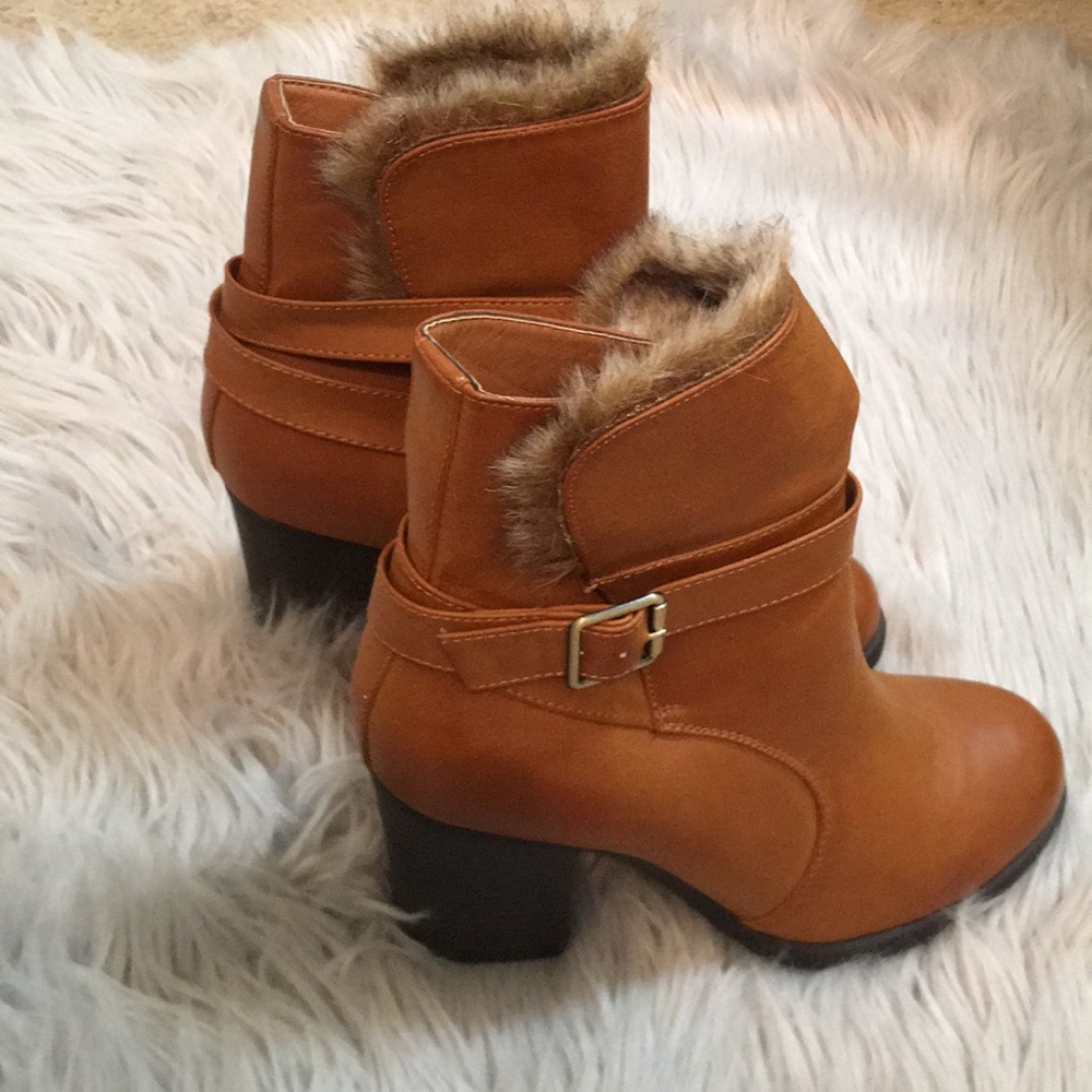 Camel Ankle Boots